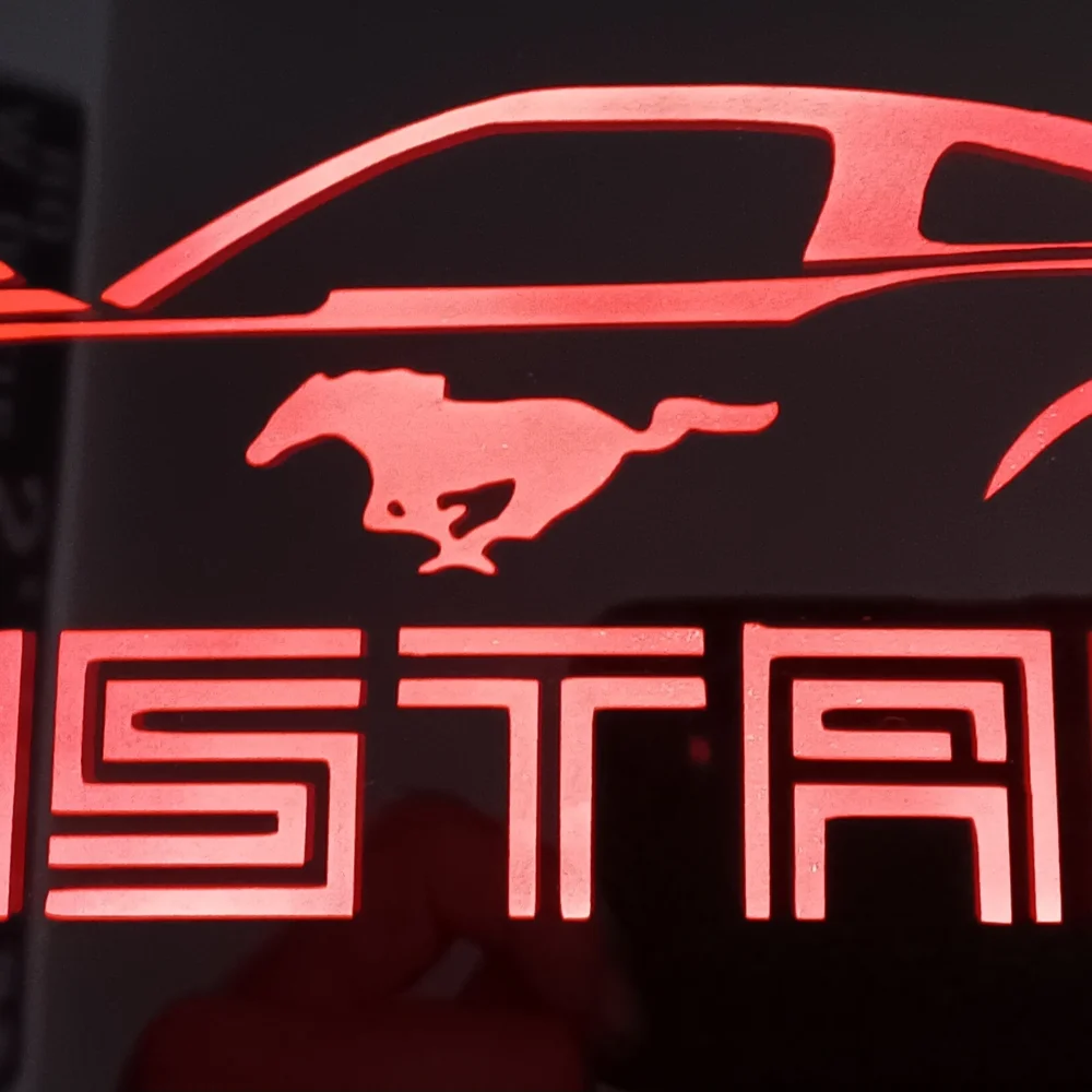 L.E.D Lighted Mustang Mirror